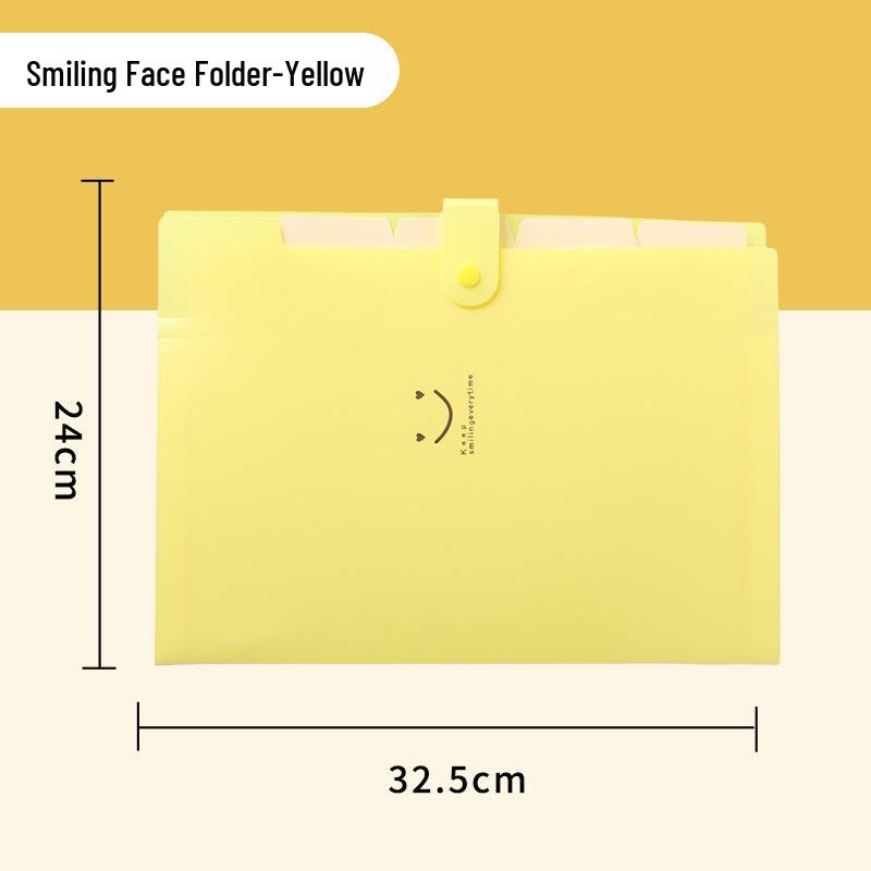 A4 Plastic Accordion File Folder for Students & Office Use