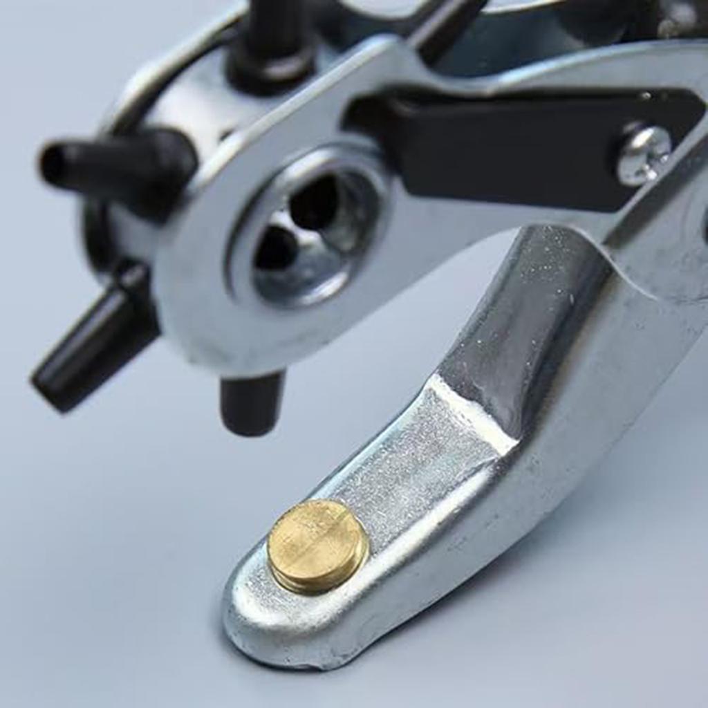 Pinze Multifunzionali per Punzonatura Cinture con Fori Rotondi, Fori Piatti, Fori Ellittici, Pelle per Cinture, Pelle, Pinze per Punzonatura Carta