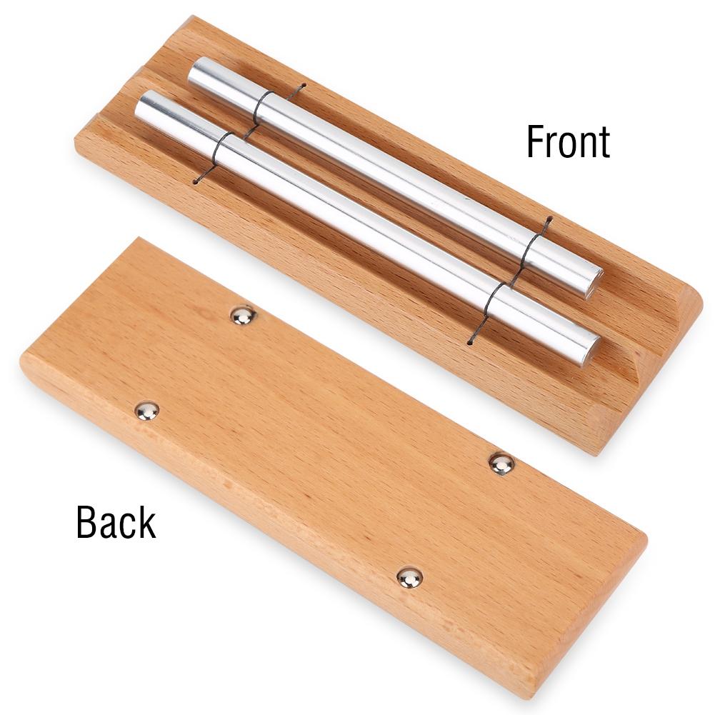 2 Tone Percussion Instrument with Mallet Musical Education Toy for Children Kids Toddle