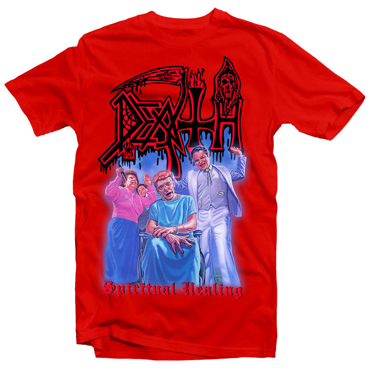 Death Spiritual Healing Heavy Metal Rock Band Style Summer Casual TShirt Unisexs and Womens Luxury Brand Top  New