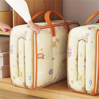 Large Capacity Quilt Storage Bag New with Handles Storage Containers Foldable Sorting Storage Bag Clothes Organizer Toy Storage