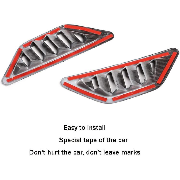 Car Accessories Fit for Subaru BRZ Toyota 86 2012-2020 Instrument Panel Dashboard Trims Air Outlet Frame Cover (Carbon Fiber Style) ABS 2 PCS