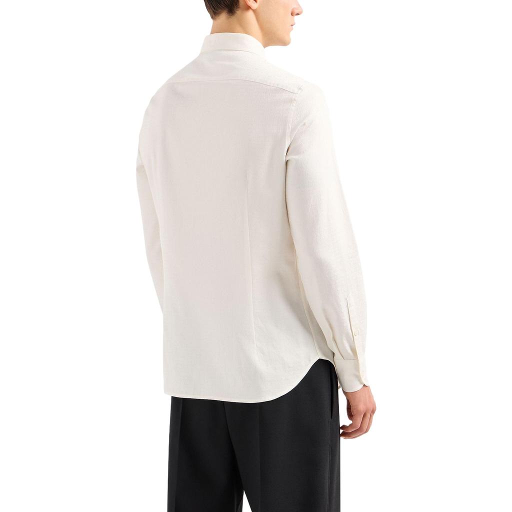 Emporio Armani Logo Jacquard Shirt 3D1C86-1NIUZ-F054