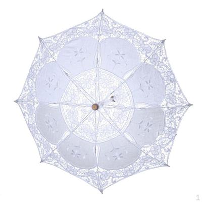 Lace Umbrella Handmade Bridal Wedding White
