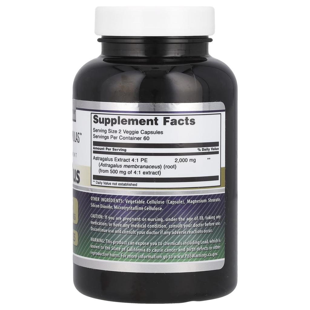 Amazing Nutrition, Astragalus, 1,000 mg, 120 capsules