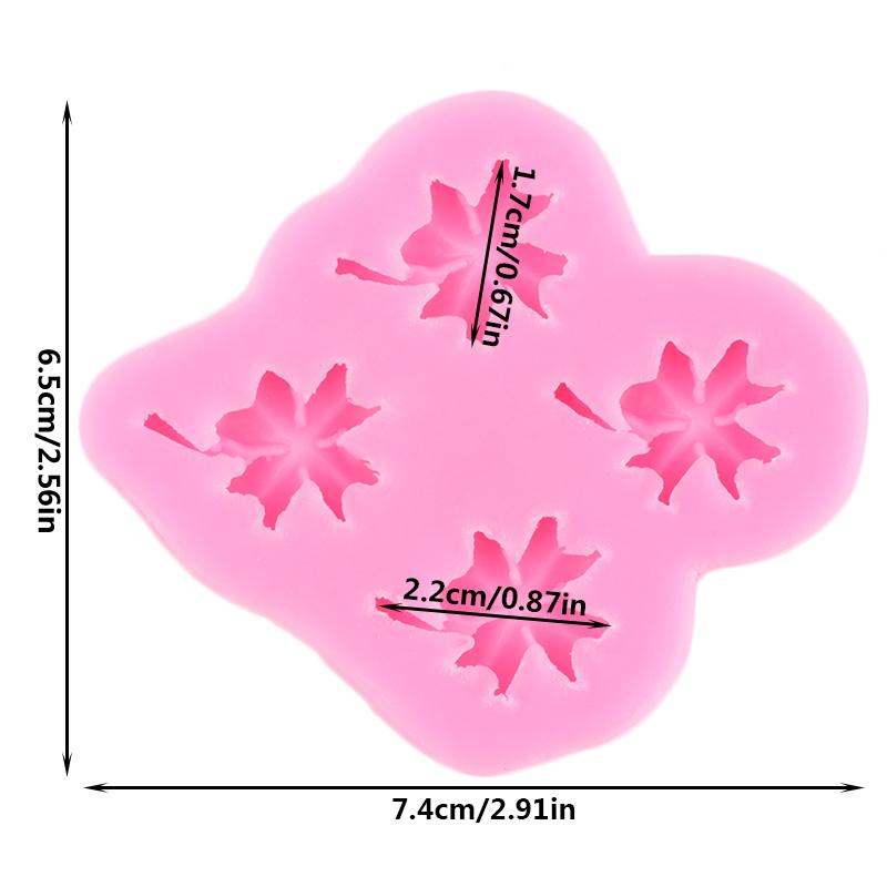 Tropical Leaf Ginkgo Biloba Leaf Palm Leaf Silicone Mould Maple Leaf Fondant Moulds Chocolate Candy Mould Cake Decoration Tools