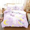 Pink Eyelash Duvet Cover Set Girls Women Eyelash Heart Printed Bedding Set Closed Eyes Pattern Design Comforter Cover Queen Size