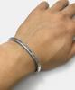 Sheen666 King'S Never Die Silver Bangle Bracelet