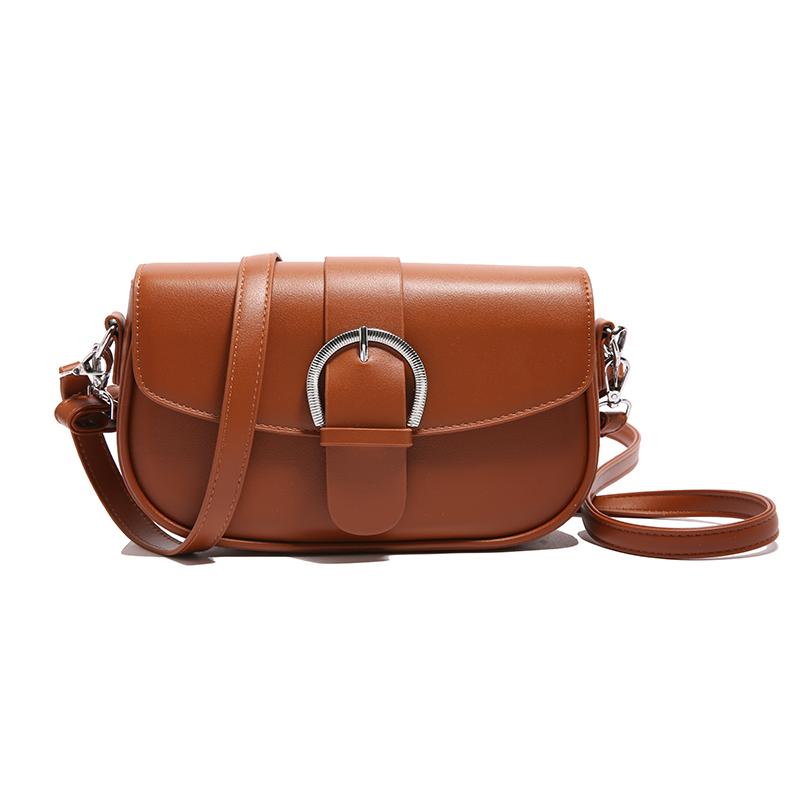 2025 New Design Fashion Retro Female Underarm Bag PU Leather Designer Flap Small Crossbody Messenger Bag Girls Cellphone Purse
