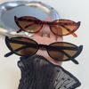 Vintage Half-frame Cat Eye Sunglasses Anti UV Scratch Resistant Sun Glasses Street Photography Shades Eyewear Summer