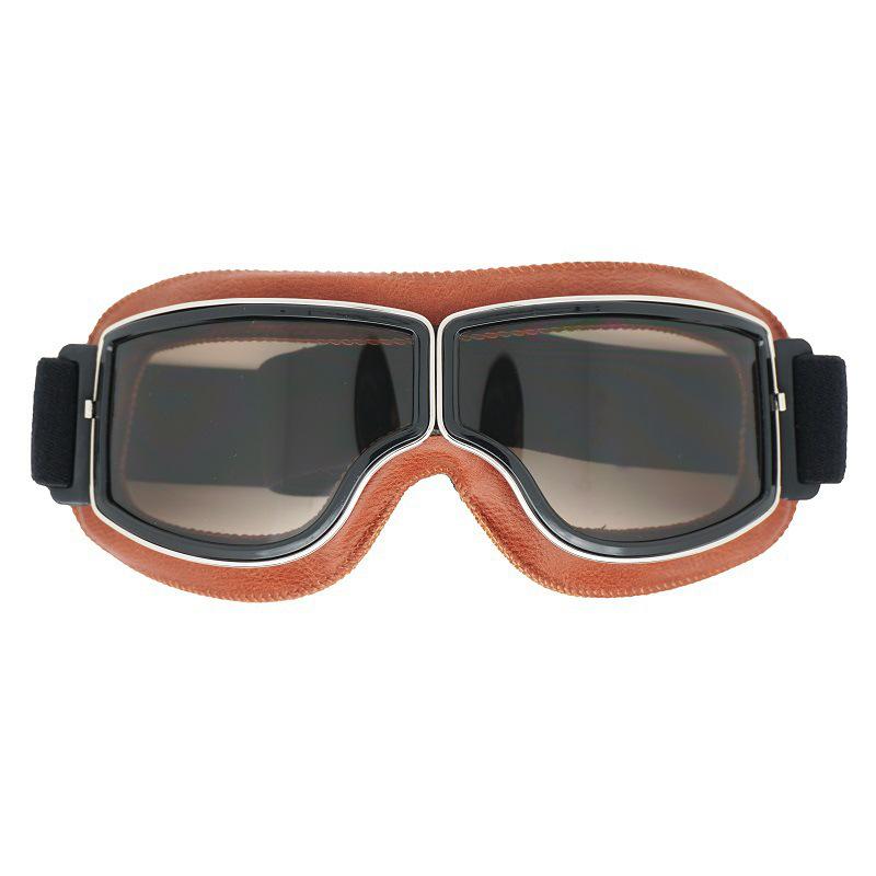 Trendy Retro Harley-Style Windproof Motorcycle Goggles with Sun Protection