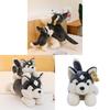 Plush Husky Toy Cute Cartoon Girl Child Bedroom Decoration Scene Simulation Doll