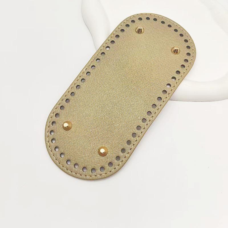 22x10 Oval PU Bag Base: HyunA Woven/Crochet Bucket Bag Bottom, Luggage Hardware Accessory