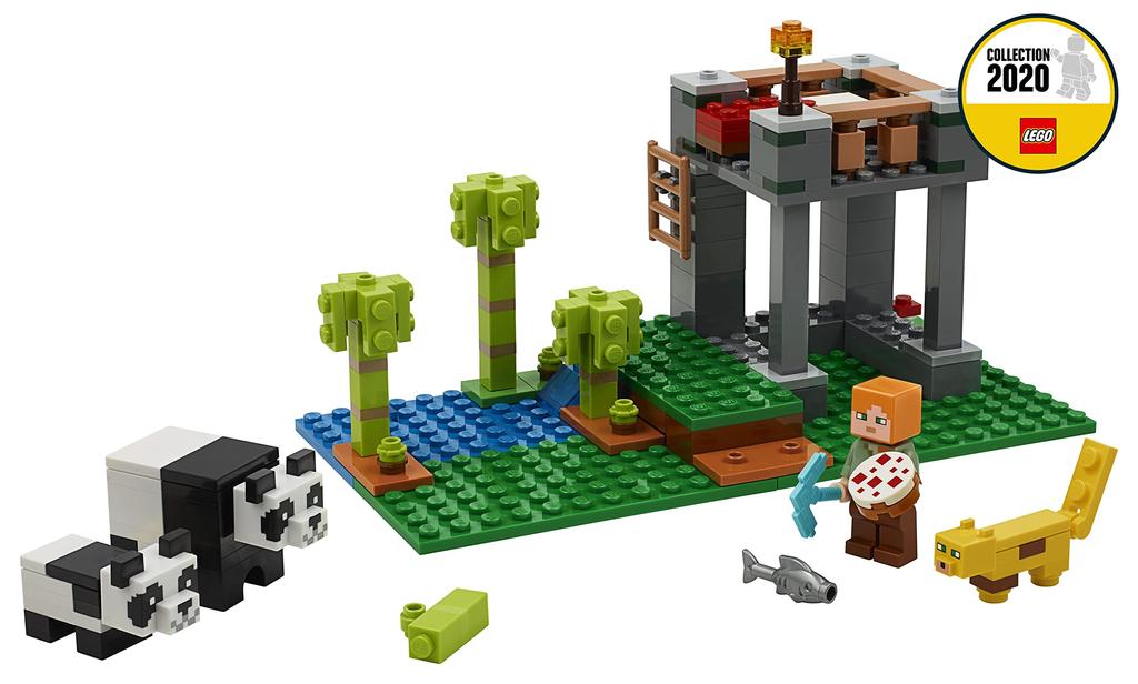 LEGO Minecraft Panda Nursery 21158 Toy Blocks Gift Animals City Building Boys Girls Ages 7+