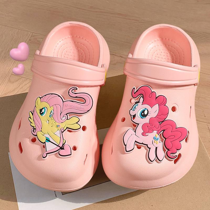 

Летняя обувь EVA с рисунком из мультфильма, многостандартная обувь для родителей и детей, детская обувь для взрослых, для дома и отдыха, с легким дном, с нескользящими отверстиями 220 yards inner length 21.5cm