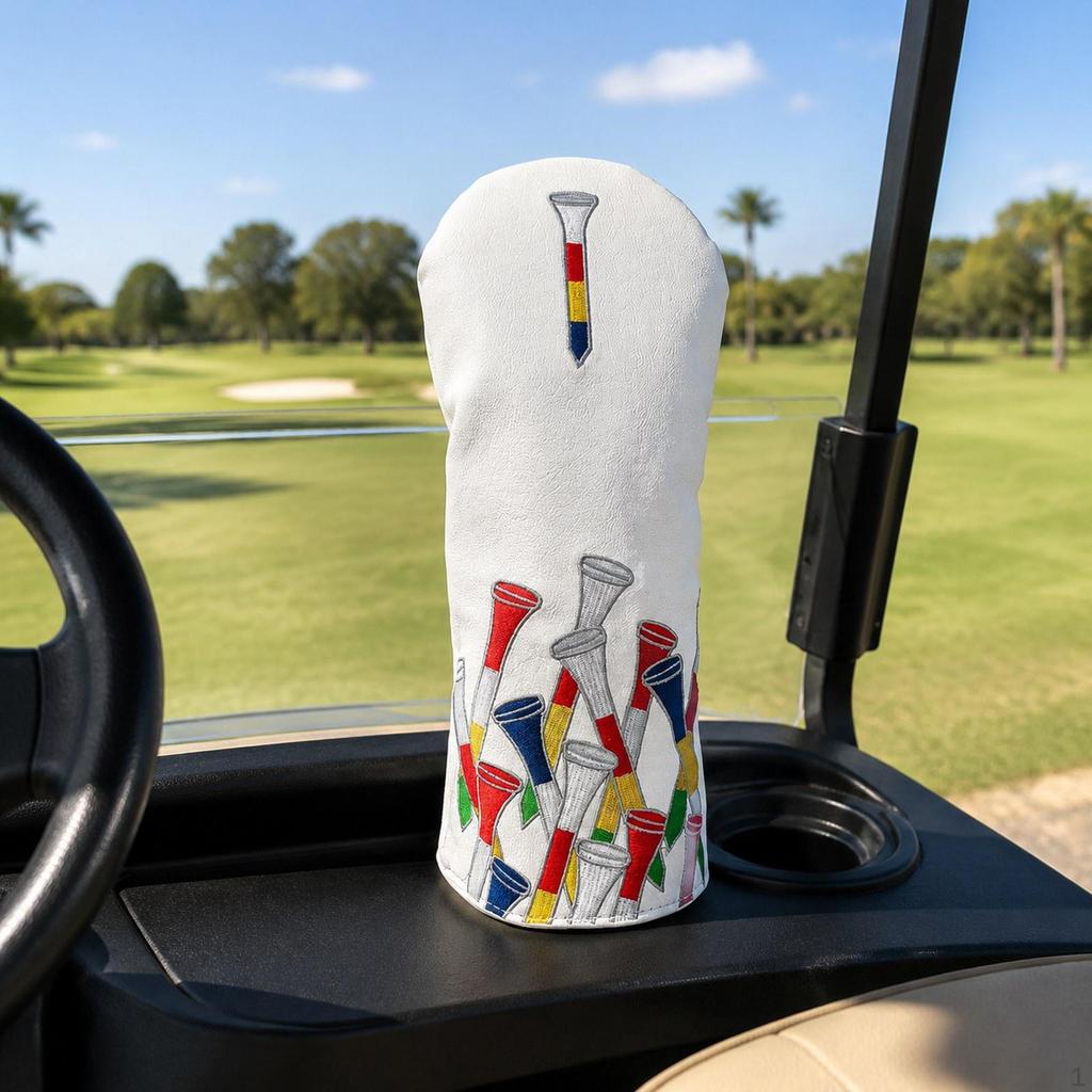 Club Headcover, Waterproof Replacement Headcover Made of PU - for Golfers (adults), Protects