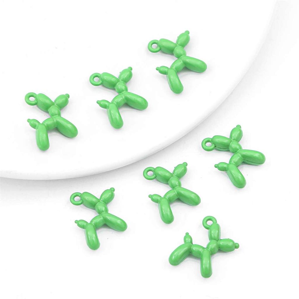 4-10Pcs Alloy Drop Oil Enamel Charms Multicolor Puppy Dog Pendant For Jewelry Making DIY Necklace Bracelet Earrings Crafts Findings