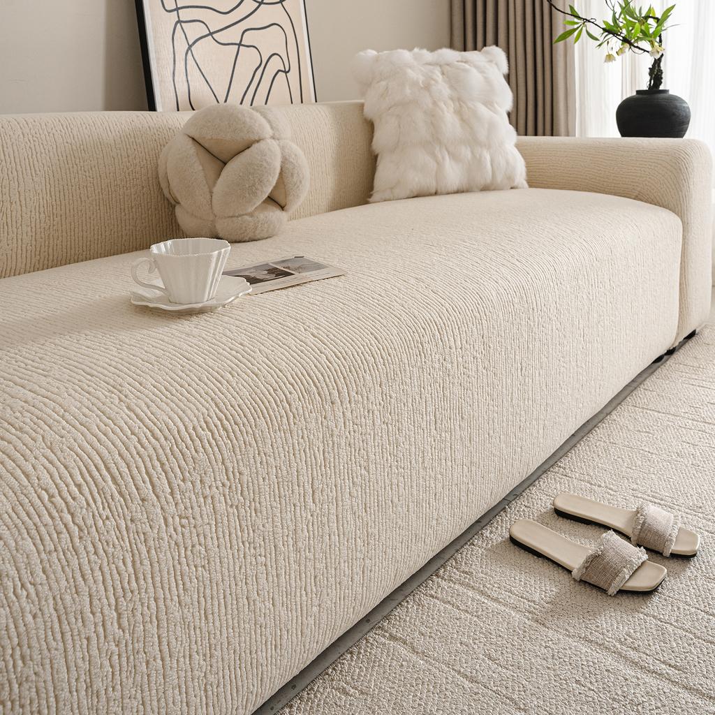 New Polar Fleece Sofa Cover for All Seasons Thickened Lazy Elastic All Inclusive Universal Cover