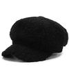 Fashion Lamb Wool Berets for Women Autumn Winter Painter Hat Octagonal Cap