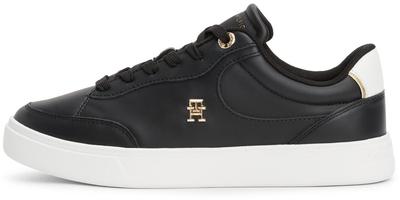 Platform Sneakers ESSENTIAL CHIC COURT SNEAKER Black and White