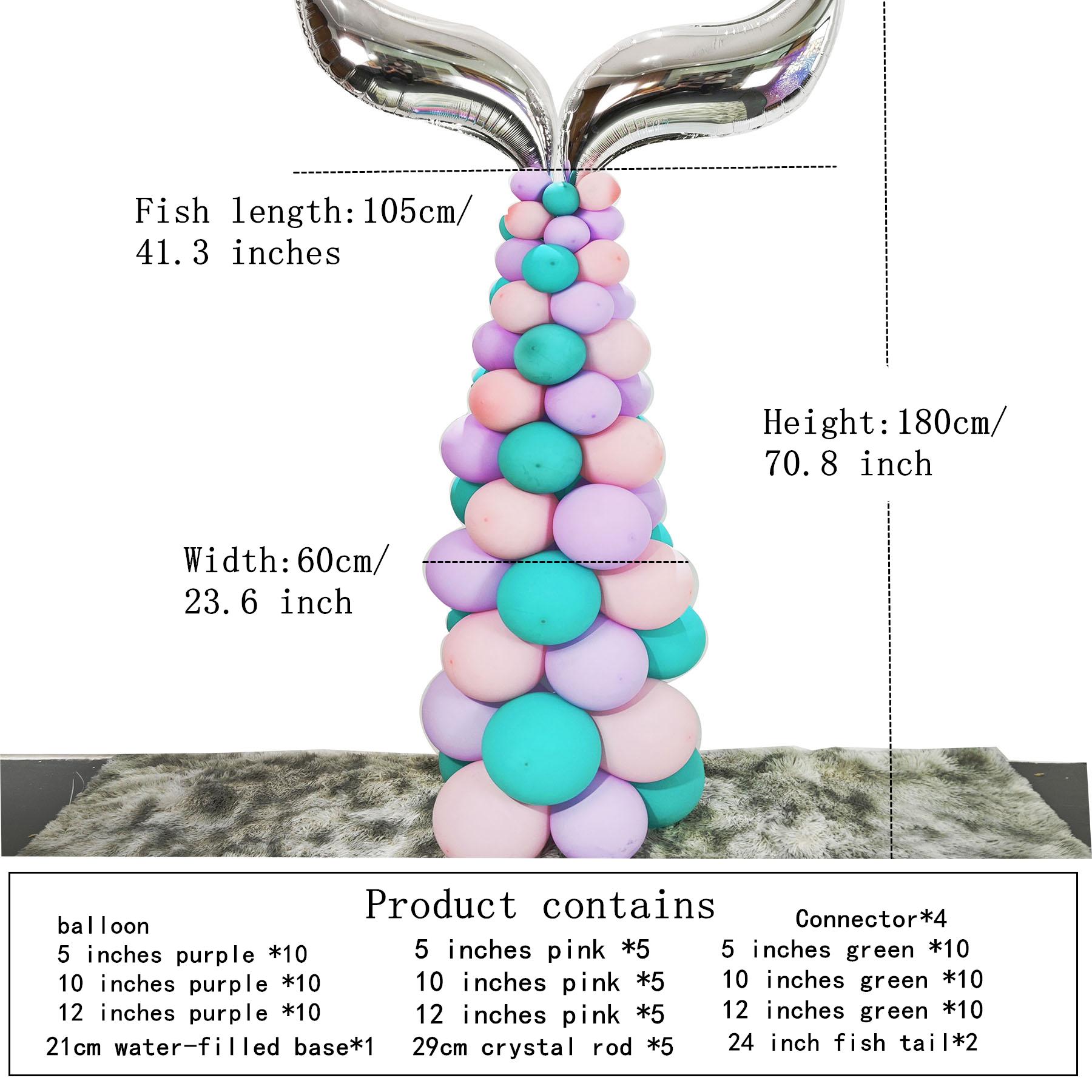 

Большой воздушный шар с хвостом русалки, гирлянда, хромированные металлические латексные шары, Русалка, украшение для детского душа, свадьбы, дня рождения, вечеринки