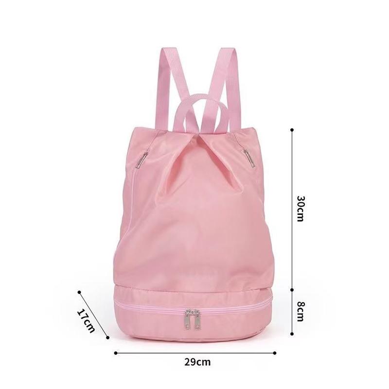 Tragbar für draußen Nasse und trockene Trennung Schwimmtasche Wasserdicht Strandaufbewahrung Sport Fitness Rucksack Schwimmtasche Herren und Damen