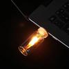 Flame Ambient Light USB Night Light Warm Yellow Bulb Decorative Lighting  Hallway