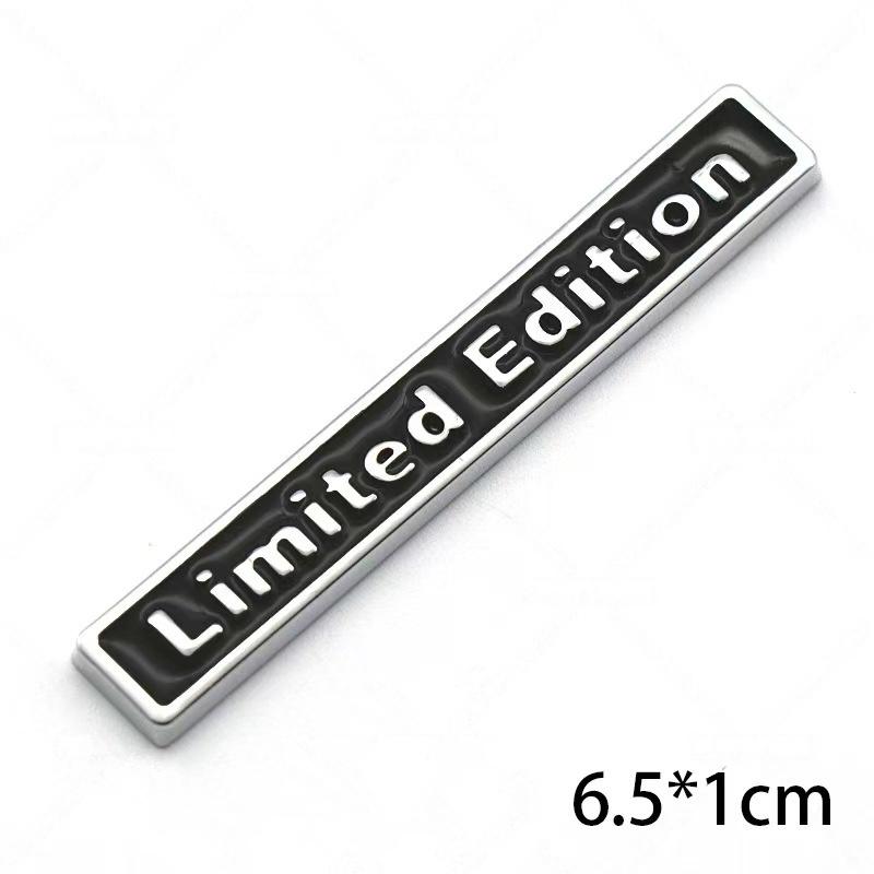 1Pc Metal Limited Edition Logo Fender Trunk Badge Emblem Racing SUV Sports Stickers Car Body Decal for All Car