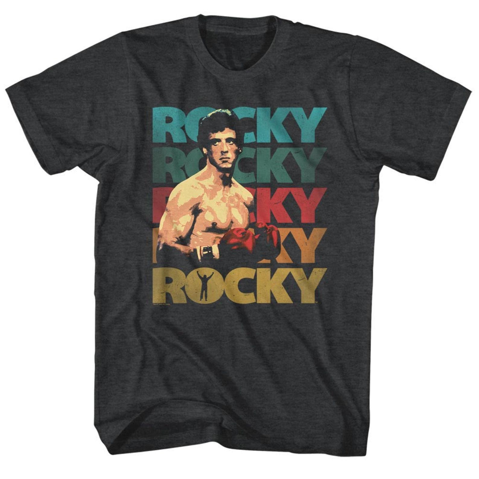 Rocky 70 s Color Black Heather T-Shirt L