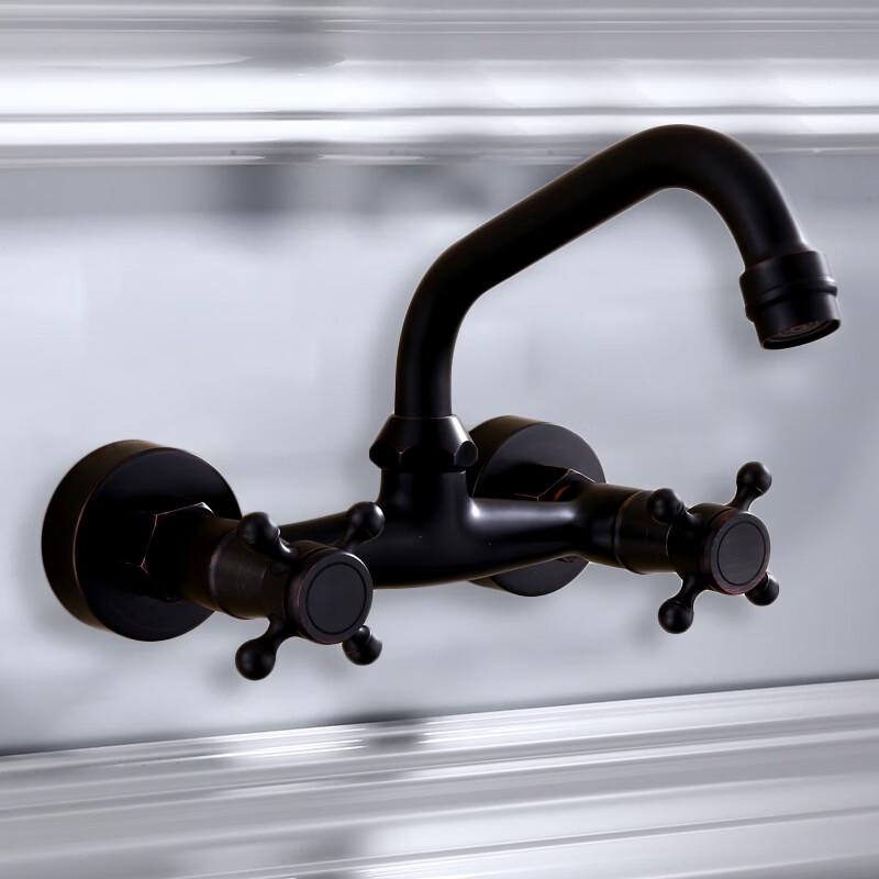 TLXT Black Bathtub Faucet