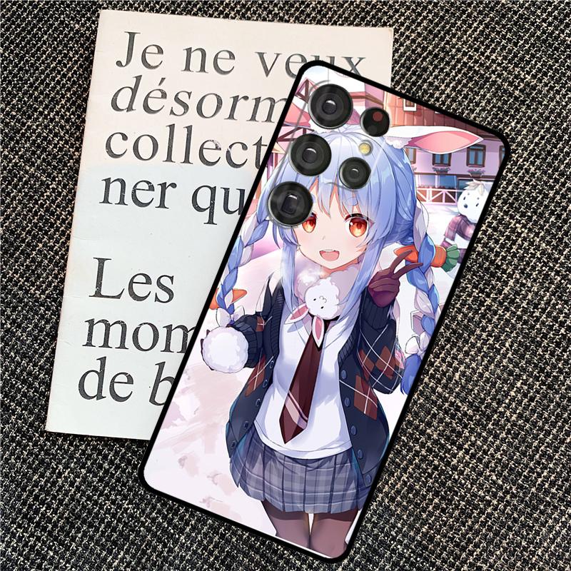 Usada Pekora Hololive Anime Case For Samsung Galaxy S25 Ultra S20 S21 S22 S23 S24 Ultra S9 S10 Plus S24 FE Back Cover