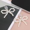 Pearl Bowknot Mobile Phone Dust Plugs DIY Anti Dust Charger Port Plugs Protector Pendant Cap for Apple IPhone 14 Android Type C