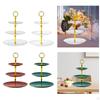 3 Tiers Cupcake Stand, Tiered Dessert Round Plate for Tea Party Wedding Birthday Kitchen