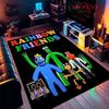 Rainbow Friends Force Carpet Rug for Living Room Bedroom Home Sofa Decoration,Kids Play Nonslip Floor Mat