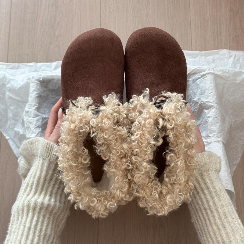 Women's large size soft elastic winter warm cold padded snow boots non-slip wear outdoor leisure sports cotton boots