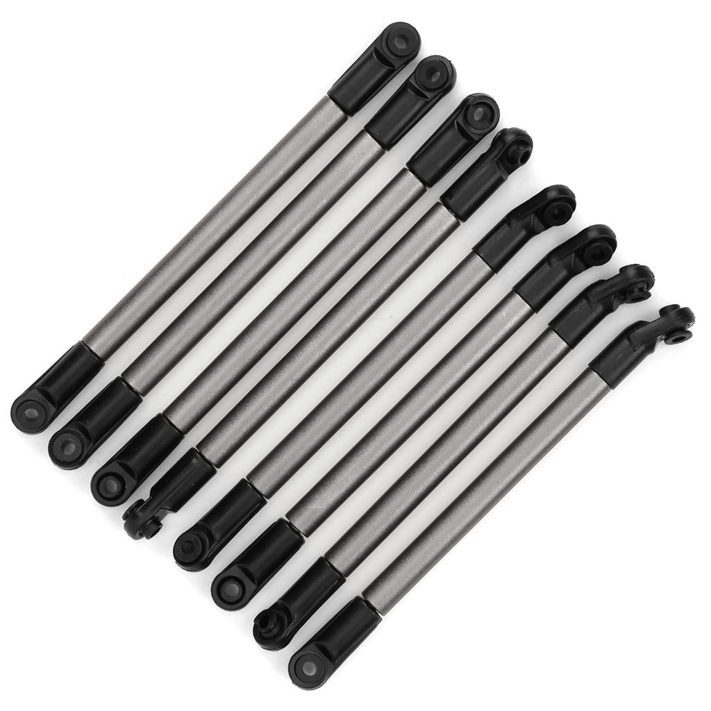 8pcs Metal Link Rod Pull Rod 275MM Wheelbase RC Accessories Fit for 110 RC Crawler