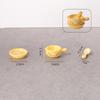 3Pcs 1/12 Dollhouse Mini Instant Noodles Bowl Plates Dishes Model Simulation Kitchen Decoration Doll House Pretend Play Toys