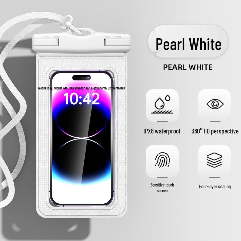 

Waterproof Phone Case for Swimming, Rafting, Diving - High-Sensitivity Touchscreen, Sealed Protection for Takeaway Riders.