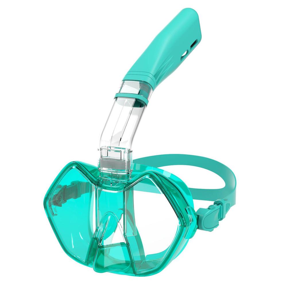 Masque de plongée étanche anti-buée détachable avec respiration nasale