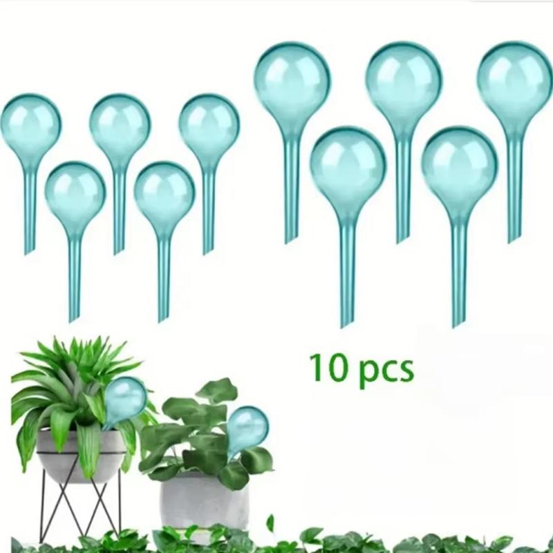 10PCS Plant Watering Bulbs Automatic Self-Watering Globes Plastic Balls Garden Water Device Watering Bulbs For Plant Promotion