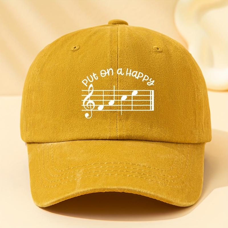 

Wear Happy Letter Print Men s Truck Baseball Cap Outdoor Lightweight Peaked Cap
