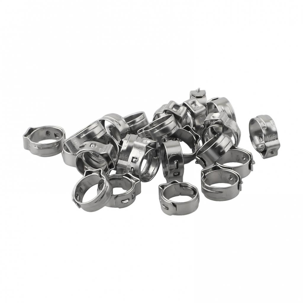Sealing Various Hoses Single Ear Stepless Stainless Steel Hose Clamps