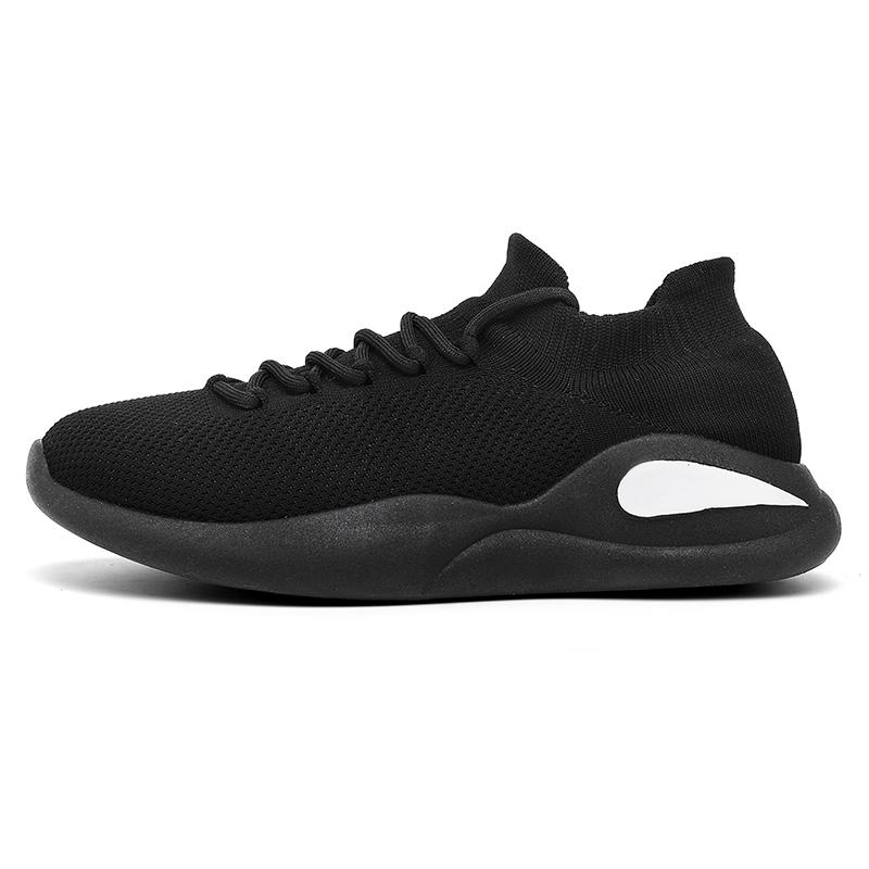 Fashion black Men Running Walking Sock Shoes Fashion Casual Sneakers Breathable Sport Shoes Lightweight Men Sneakers Casual Shoes