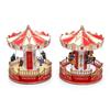 Glowing Music Wooden Horse Swing Christmas Ornament & Music Box Gift