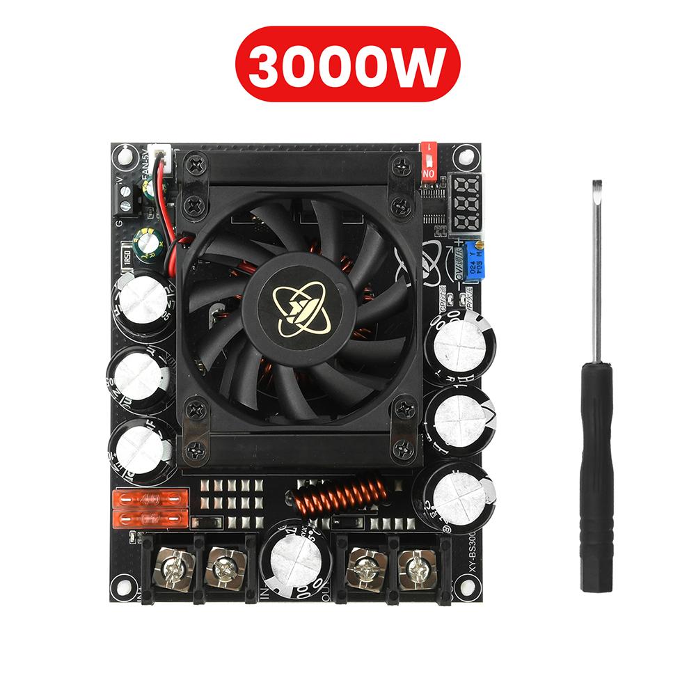 Adjustable Boost Power Module 900W/1500W/3000W Full Power Output Low Ripple 12V 25A Dedicated Audio Amplifier Power Supply