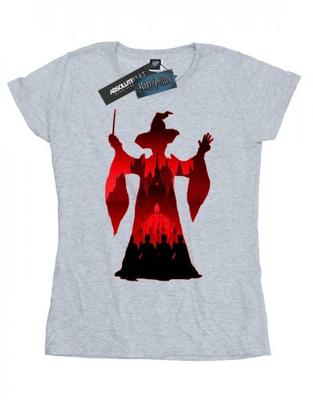 Womens/Ladies Minerva McGonagall Silhouette Cotton T-Shirt
