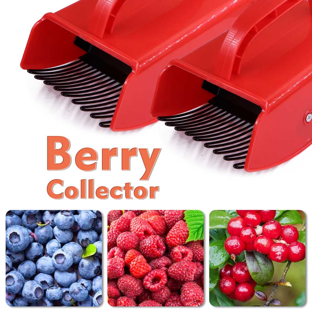 1pcs Handheld Portable Berry Blueberry Pickers Metal Comb Rakes Picking Collection Fruit Collecting Scoop Farm Orchard Harvester
