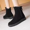 Snow boots Winter boots Fleece thickened warm short boots Non-slip cotton shoes Northeast thick-soled cold-proof cotton boots
