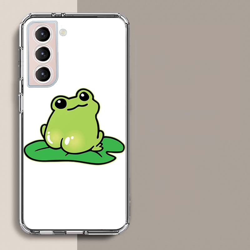 Frog Butt Phone Case For Samsung A16 A26 A36 A56 A17 A15 A25 A35 A55 A14 A24 A34 A54 A04S A05S Galaxy Note 20 10 9 8 A9 A8 A7 A6