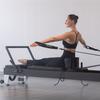 Curele Pilates INIKO cu Buclă Dublă Fără Coardă - Negru Lățime 4.6mm Model Aliaj de Aluminiu 791D
